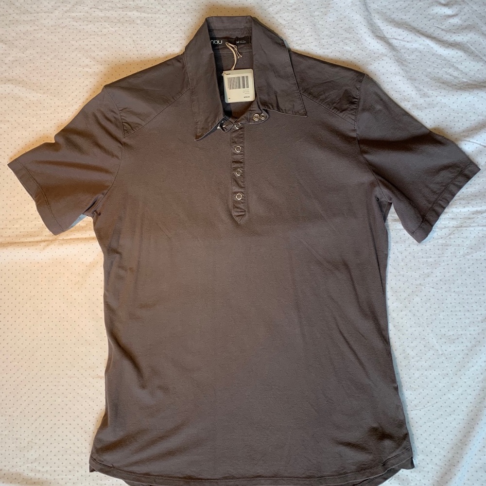 NAU Mix L/S Night Polo Mens Medium New with Tags